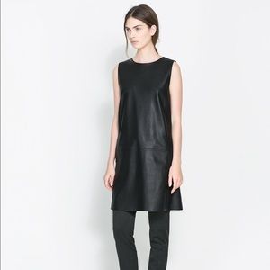 Zara Faux Leather Dress